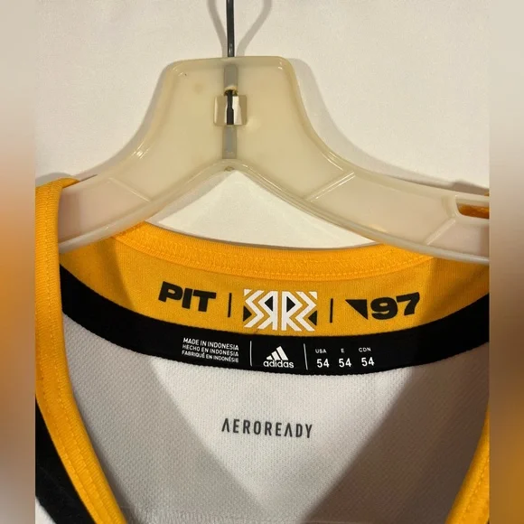 Adidas Pittsburgh Penguins #23 Marcus Patterson Signed Reverse Retro Size 54 XL
